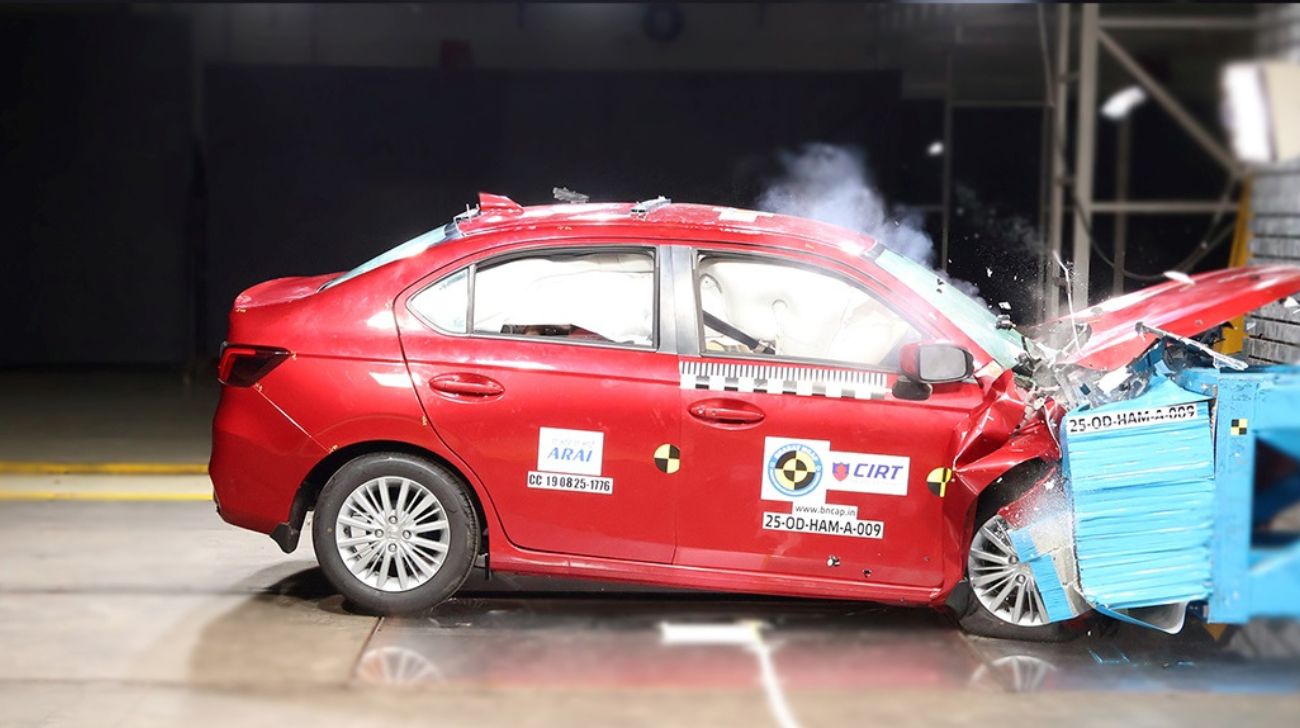 Honda Amaze scores 5 star safety rating in BNCAP crash tests